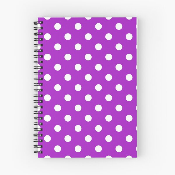 Item preview, Violet with White Polka Dots designed and sold by cabgodfrey.