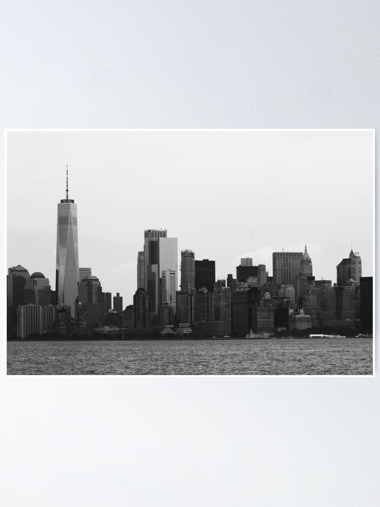 "New York Skyline" Poster for Sale by MarijeKouyzer Redbubble