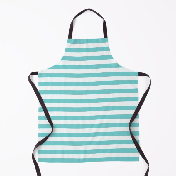 Item preview, Teal Blue with White Horizontal Stripes designed and sold by cabgodfrey.