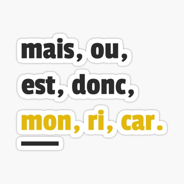 Mais ou est donc mon ri car Sticker