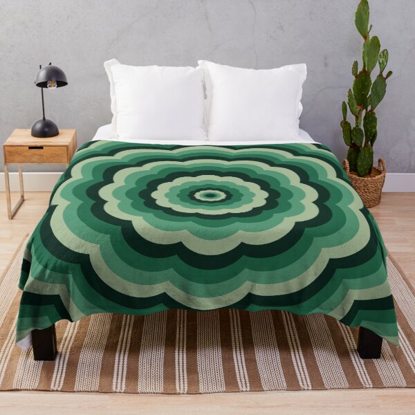 Item preview, Retro Wave - Green Hues designed and sold by Sabina Wiltshire.