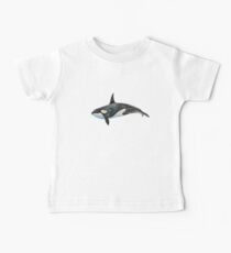 Orca on blue Baby Tee