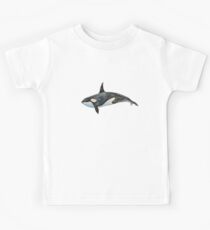 Orca on blue Kids Tee