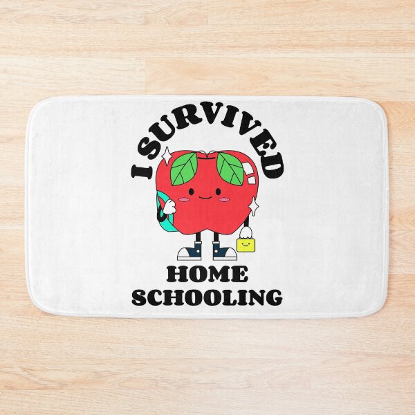 Item preview, I Survived Home Schooling / Cute apple designed and sold by art-fox.