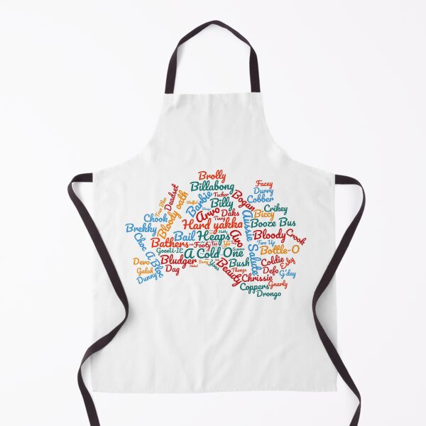 Item preview, Australian Slang Colloquialisms Word Cloud designed and sold by Rhee-Fil.
