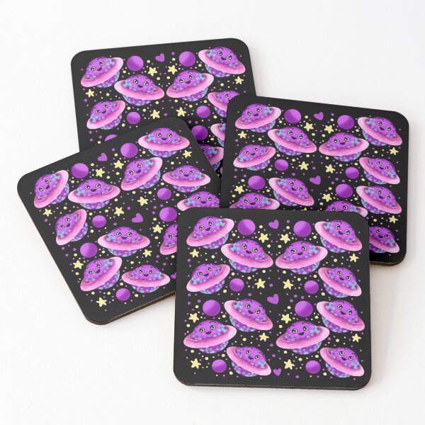 Item preview, A pattern of purple Saturn planets designed and sold by jazzydevil.