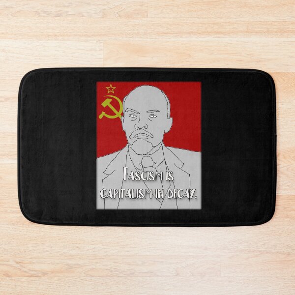 Item preview, "Fascism Is Capitalism In Decay" Lenin Quote designed and sold by RevolutionInPaint.