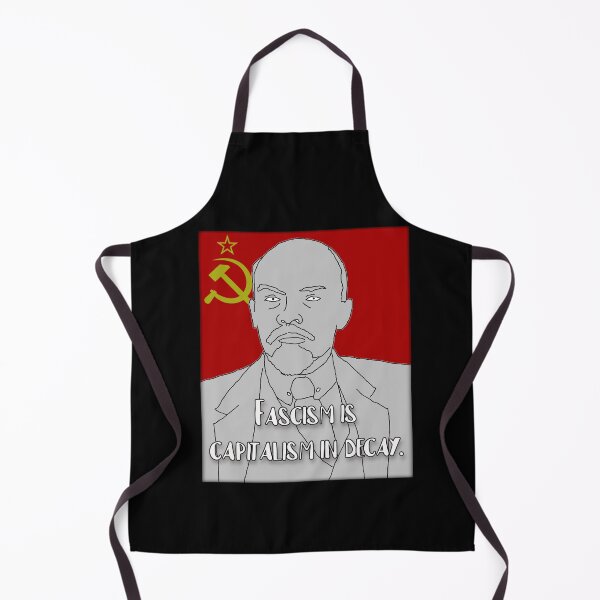 Item preview, "Fascism Is Capitalism In Decay" Lenin Quote designed and sold by RevolutionInPaint.