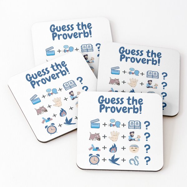 Item preview, Guess the Proverb designed and sold by Black Brigid.