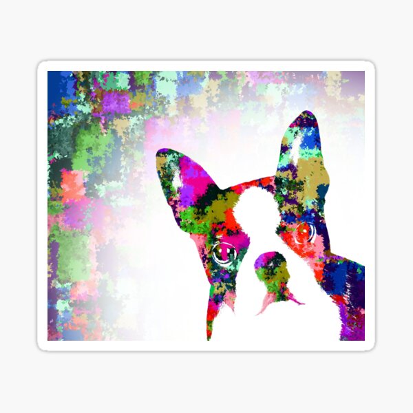 Item preview, Dog 135 Boston Terrier designed and sold by artbylucie.