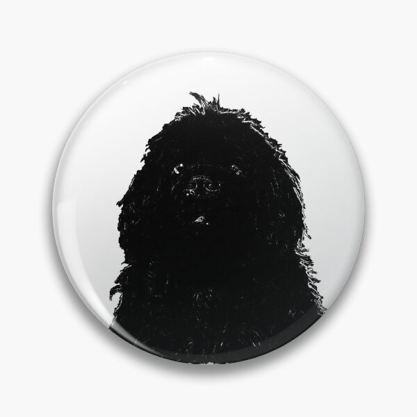 Item preview, Newfoundland Dog Head Black designed and sold by Moonyflower.