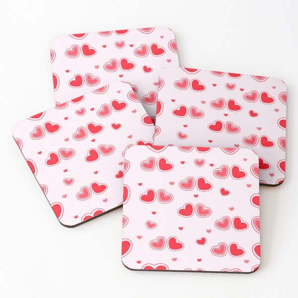 Item preview, Red Hearts Pattern design for apparel and beddings designed and sold by Sunnyhova.