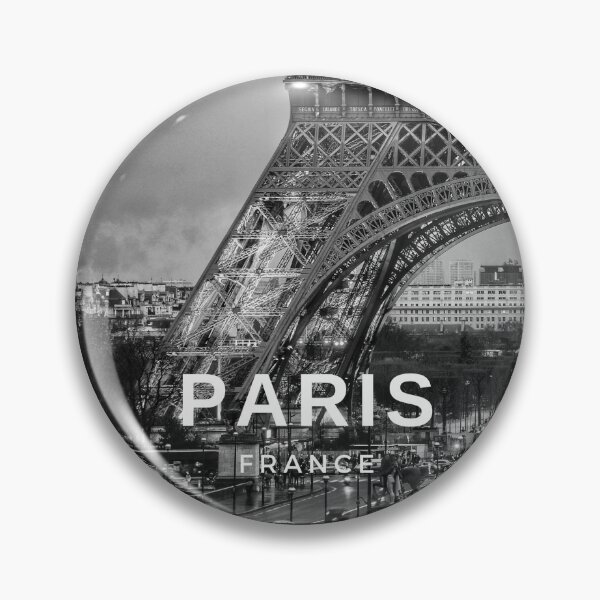 Item preview, Romantic, Eiffel Tower, Paris, France, Black and White designed and sold by Magic Love Art Print.