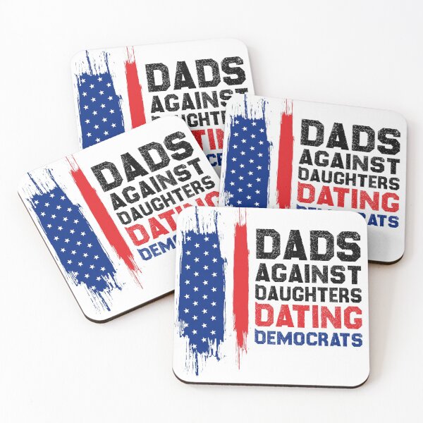 Item preview, DADDD, Dads Against Daughters Dating Democrats with US Flag designed and sold by redblackline.