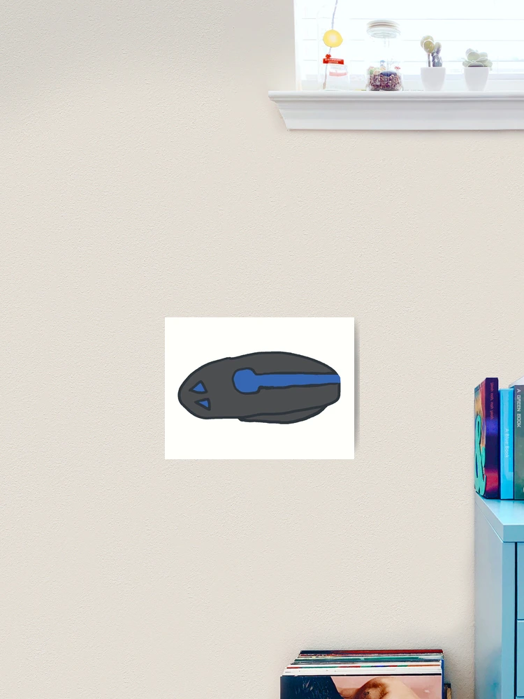 Thumbnail 2 of 3, Art Print, Futuristic UAP designed and sold by PyroPython.