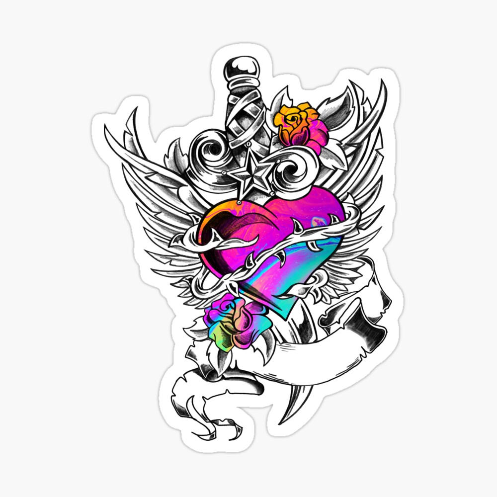 Hi Im working on this tattoo design and trying to really push my design  skills Im having a hard time telling if my composition is good but any  critique would be great 