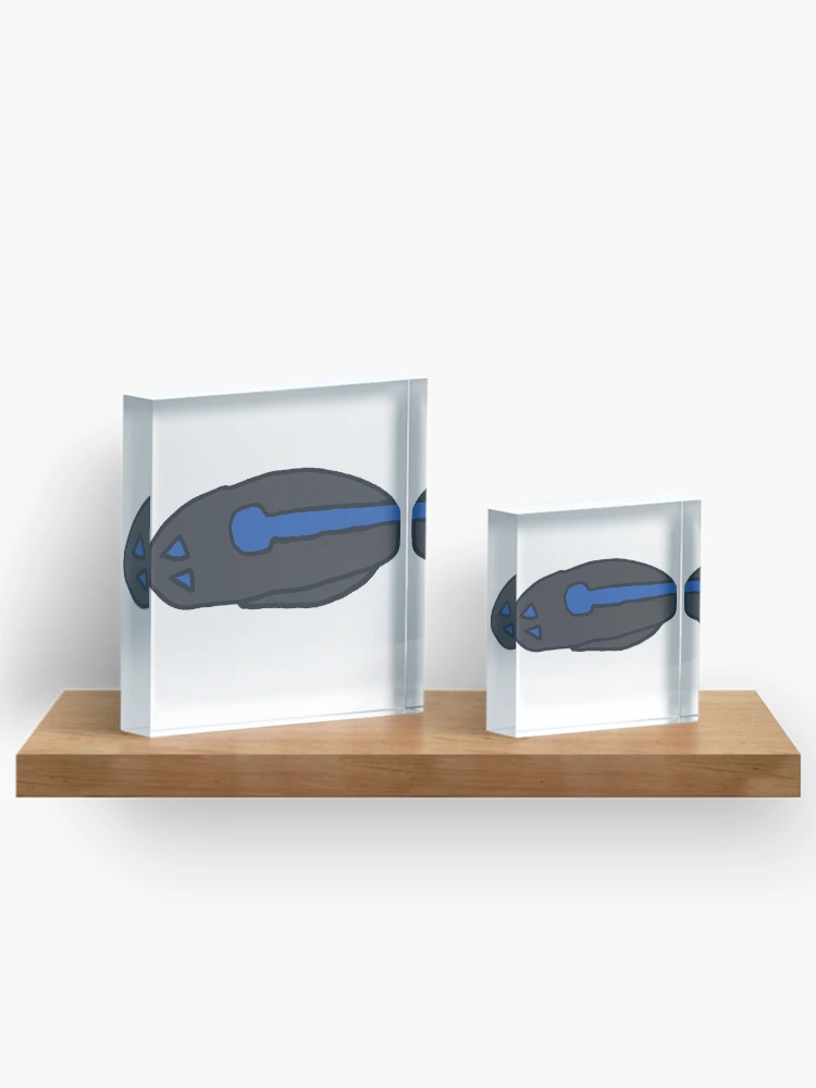 Thumbnail 3 of 5, Acrylic Block, Futuristic UAP designed and sold by PyroPython.