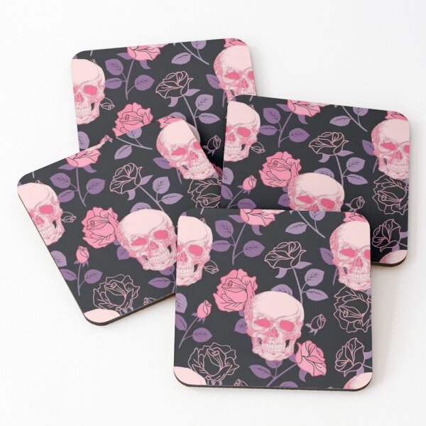 Item preview, Skull with flowers designed and sold by Oeht.