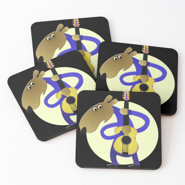 Item preview, Dog play guitar Funny Blue dog designed and sold by Cool Store.