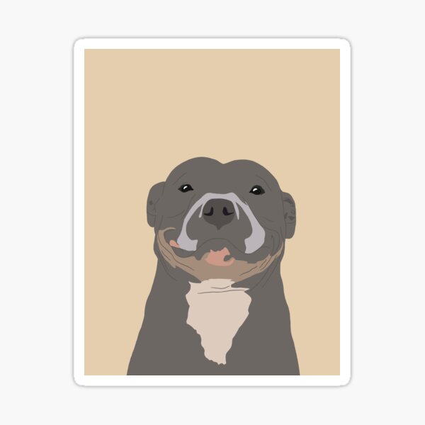 Item preview, Pit bull Illustration  designed and sold by Janie-O.