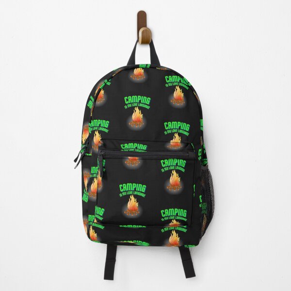 Item preview, Camping Is My Love Language designed and sold by Kritsanasupha.