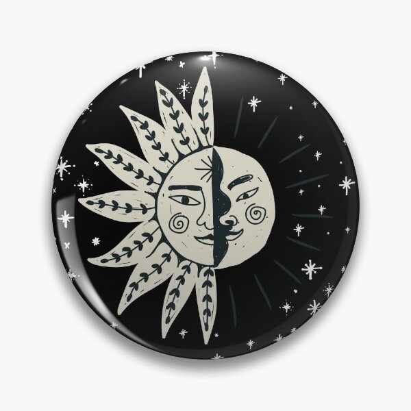 Vista previa del artículo con la obra «sol y luna arte pintado moderno», diseñado y vendido por cutecrazytshirt.