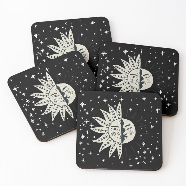 Item preview, sun and moon modern painted art designed and sold by cutecrazytshirt.