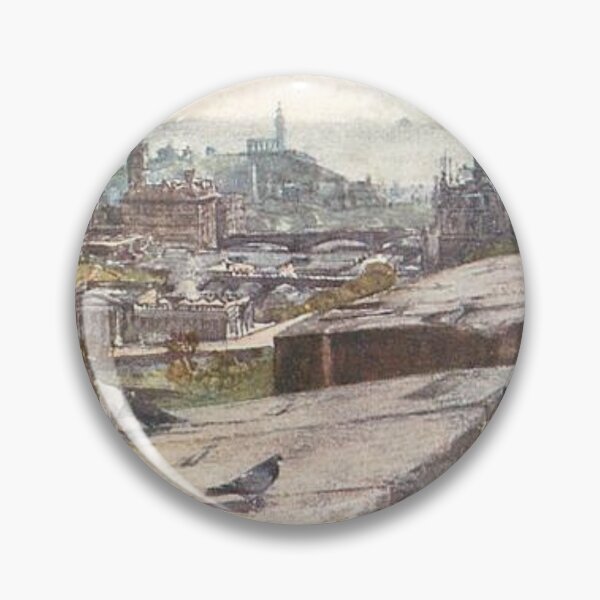 Item preview, Vintage Illustration of the view from Edinburgh Castle designed and sold by yourscotland.