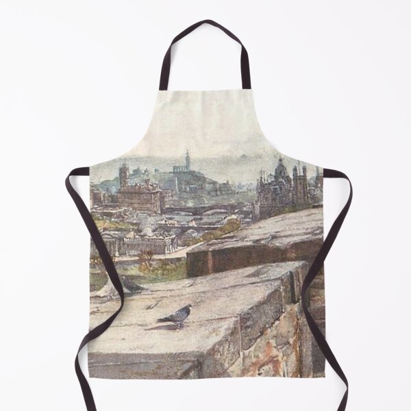 Item preview, Vintage Illustration of the view from Edinburgh Castle designed and sold by yourscotland.