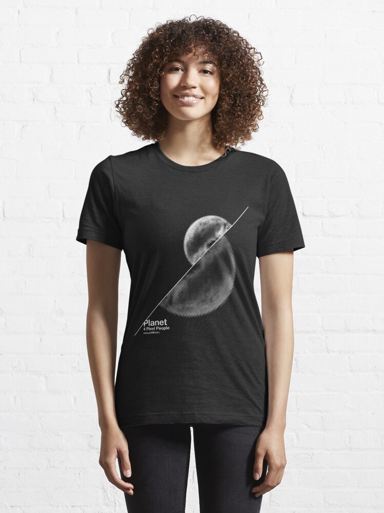 Alternate view of Planet 4 pixel people Essential T-Shirt