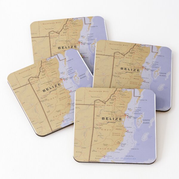 Item preview, Belize Map (1990) Central America Country Atlas designed and sold by BravuraMedia.