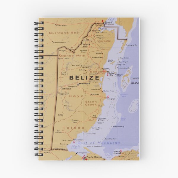 Item preview, Belize Map (1990) Central America Country Atlas designed and sold by BravuraMedia.