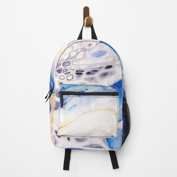 Item preview, Marble Abstract Blue and White Art designed and sold by SharpWallArts.