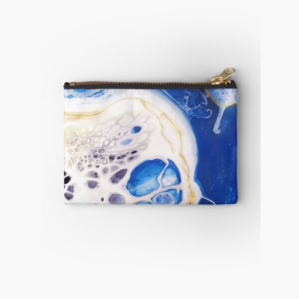 Item preview, Marble Abstract Blue and White Art designed and sold by SharpWallArts.
