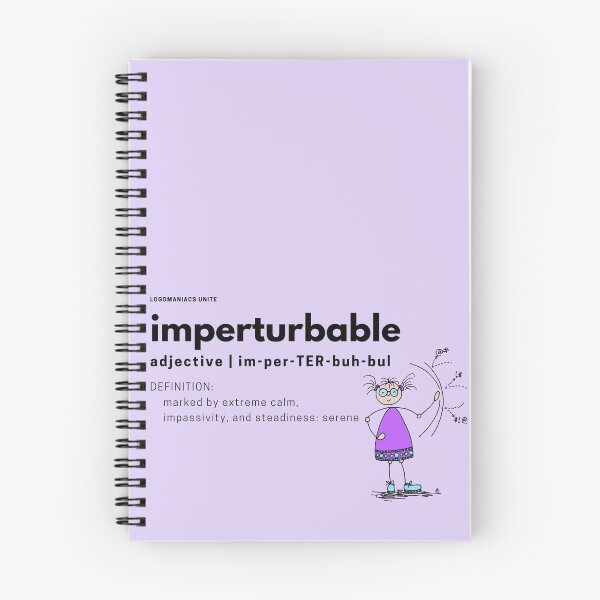 Item preview, Imperturbable Sofia Word of the Day designed and sold by AmberEchoCreates.