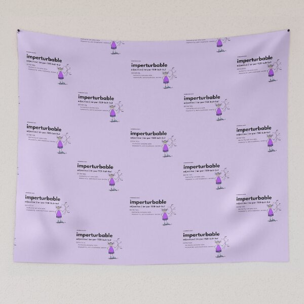 Item preview, Imperturbable Sofia Word of the Day designed and sold by AmberEchoCreates.