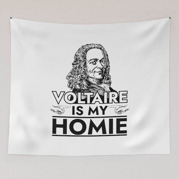 Item preview, Voltaire is My Homie designed and sold by The Junto Shop.