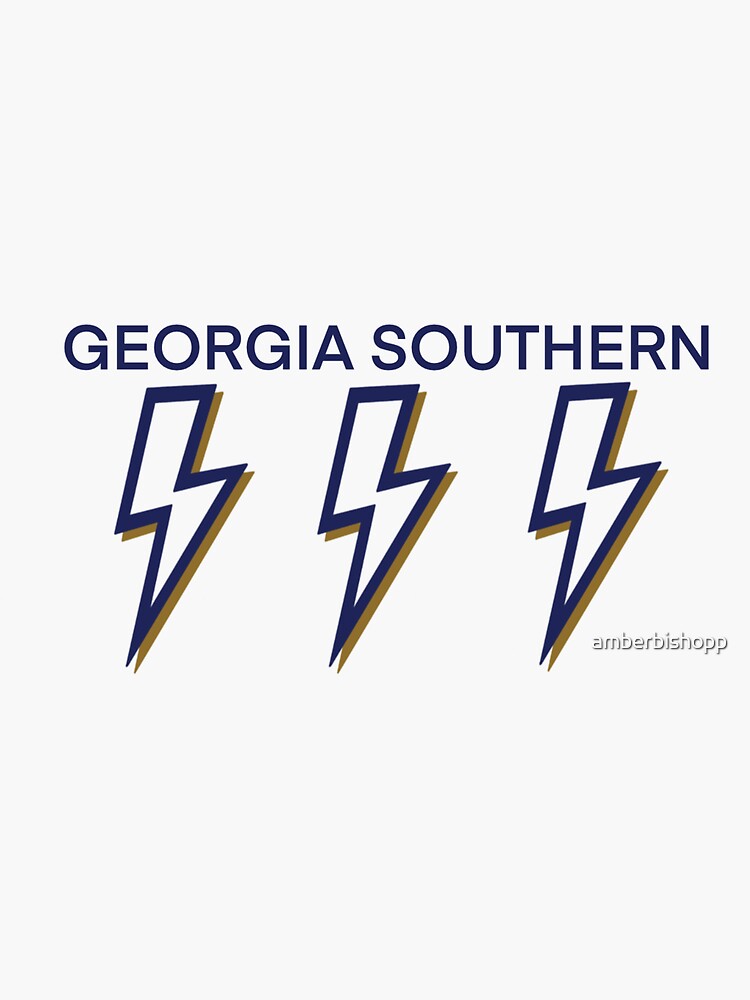 "Georgia Southern University " Sticker by amberbishopp | Redbubble