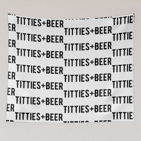 Item preview, Titties + Beer designed and sold by Makattack99.