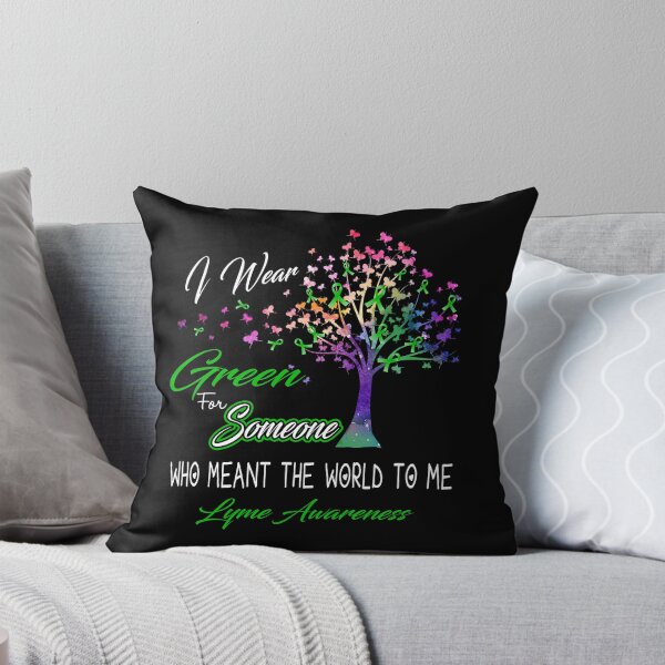 Item preview, I Wear Green For Someone Lyme Awareness designed and sold by Gillosina.
