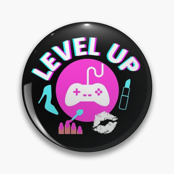 Item preview, Level Up | Gamer Girls | Level Up Journey | Glow Up designed and sold by NoirOwned.