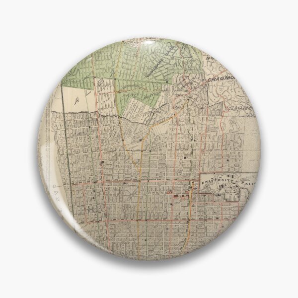 Item preview, Old Berkeley CA Map (1912) Vintage San Francisco Bay Suburb Atlas designed and sold by BravuraMedia.