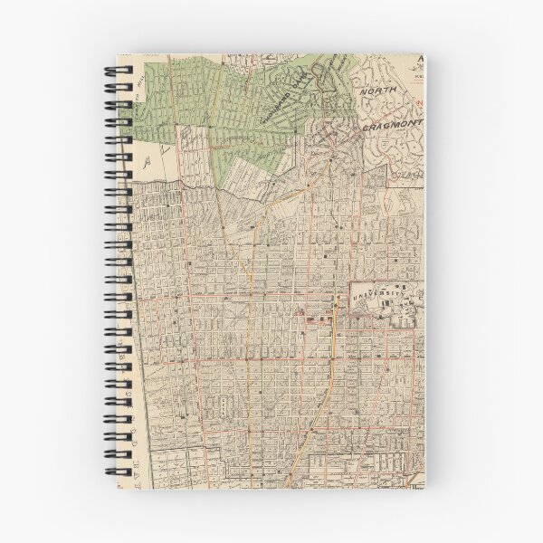 Item preview, Old Berkeley CA Map (1912) Vintage San Francisco Bay Suburb Atlas designed and sold by BravuraMedia.