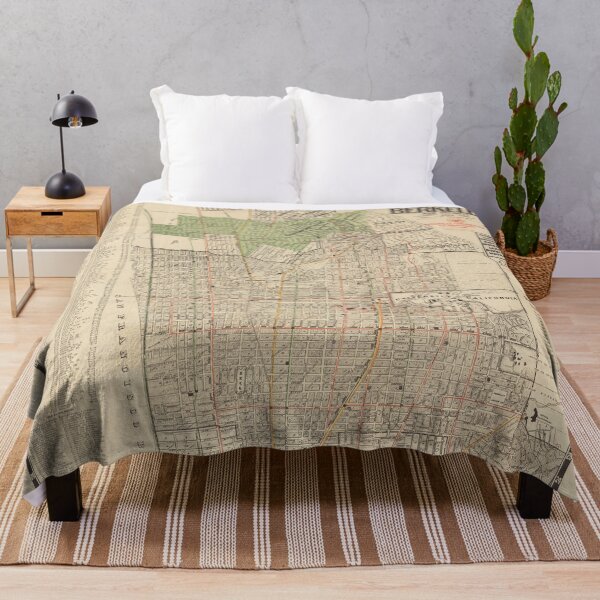 Item preview, Old Berkeley CA Map (1912) Vintage San Francisco Bay Suburb Atlas designed and sold by BravuraMedia.