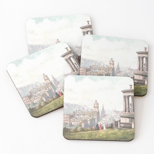 Item preview, Vintage Illustration of the view from Calton Hill, Edinburgh designed and sold by yourscotland.