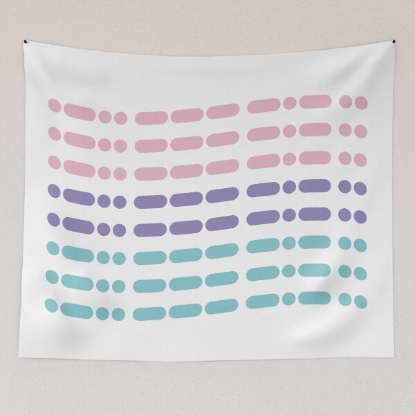 Item preview, Loki Morse Code Bisexual Flag  designed and sold by tahsokano.