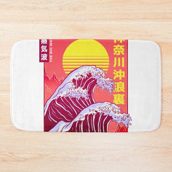 Item preview, The great wave off Kanagawa Vintage Retro Landscape sunset  designed and sold by TRIBExSPACE.