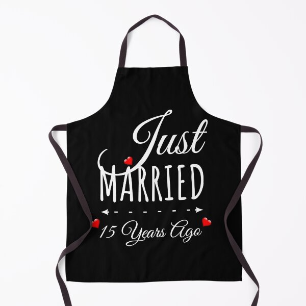 Item preview, Just Married 15 Years Ago - 15th Wedding Anniversary, 15 Years Anniversary Gift For Couple designed and sold by Mozaic Clothes.