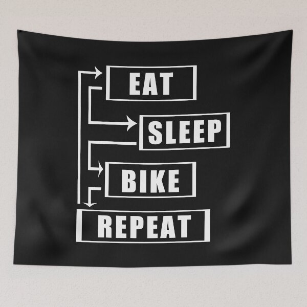 Item preview, Eat Sleep Bike Repeat designed and sold by teledesign.