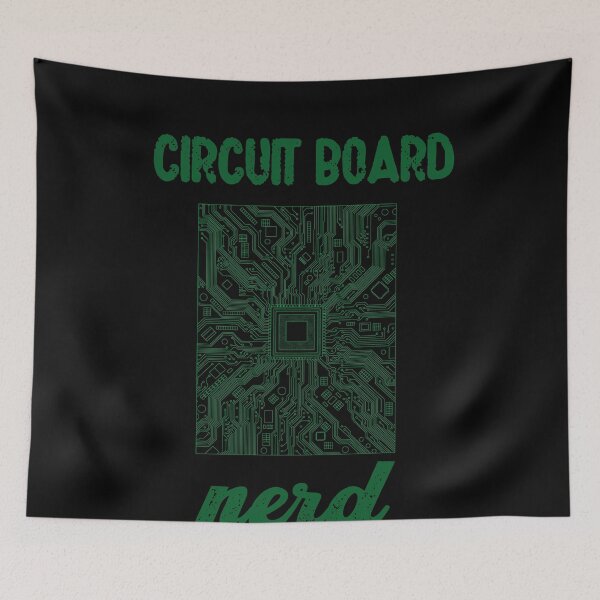 Item preview, Circuit Board Nerd Computer Engineer's Funny Shirt designed and sold by Hema Thilakaratne.